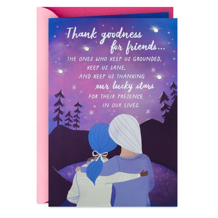 hallmark Thank Goodness for You Birthday Card for Friend