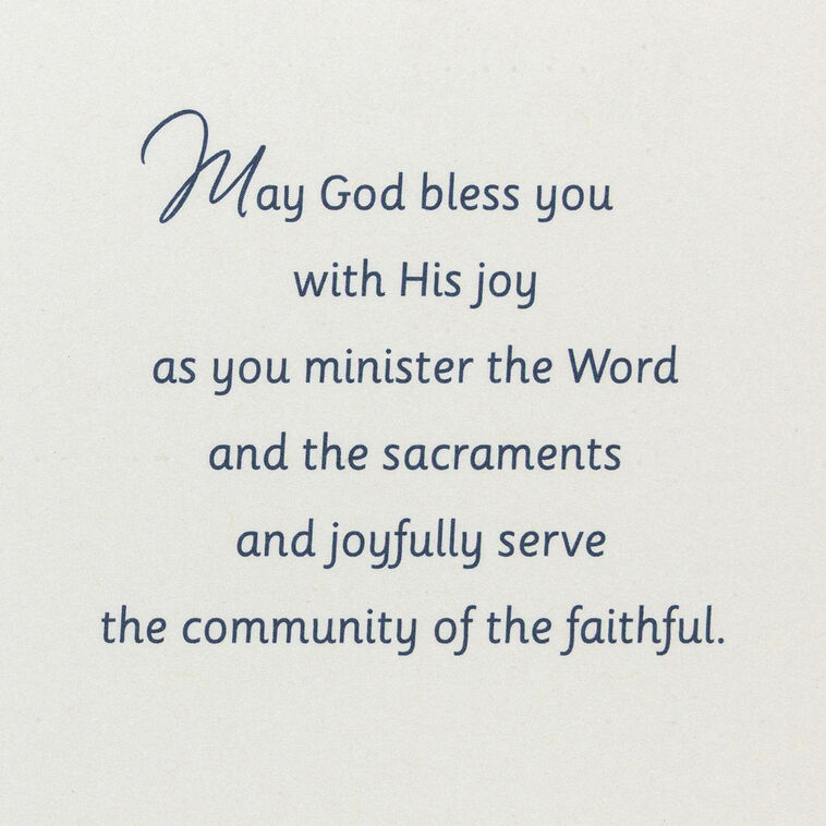 Hallmark Thank You Father Ordination Anniversary Card For Priest