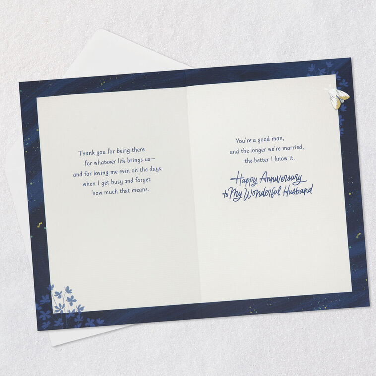 Hallmark Thank You For Being There Anniversary Card For Husband