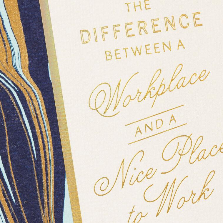 Hallmark Thank You For Everything Goodbye Card For Coworker