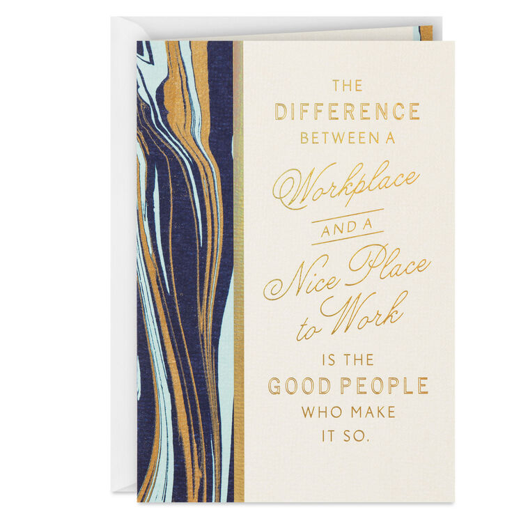 hallmark Thank You for Everything Goodbye Card for Coworker