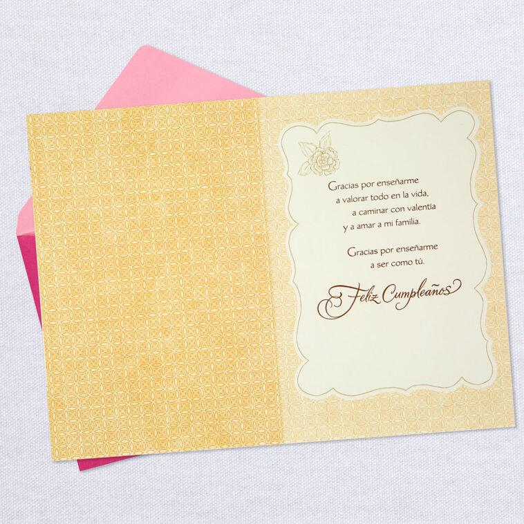 Hallmark Thank You For Everything Spanish-Language Birthday Card For Mom