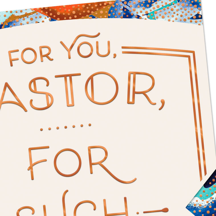 Hallmark Thank You For Your Faithfulness Religious Clergy Appreciation Card For Pastor
