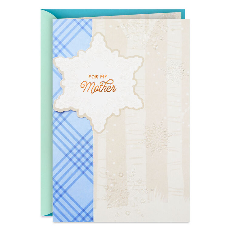 hallmark Thank You for Your Love and Support Christmas Card for Mother