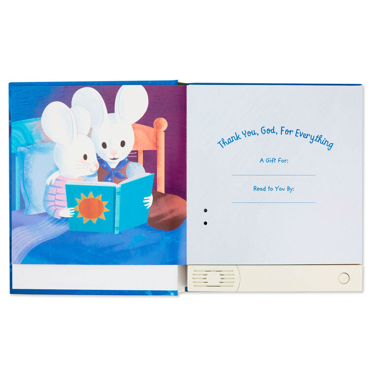 Hallmark Thank You God For Everything: A Bedtime Prayer Recordable Storybook