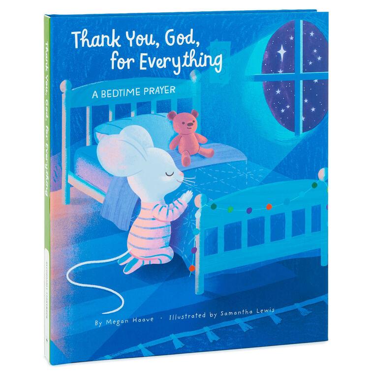 hallmark Thank You God for Everything: A Bedtime Prayer Recordable Storybook