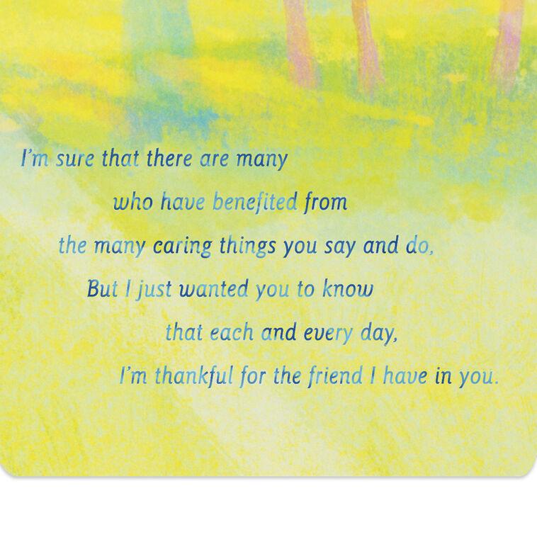 Hallmark Thankful For The Friend I Have In You Birthday Card