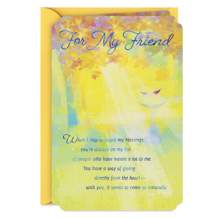 hallmark Thankful for the Friend I Have in You Birthday Card