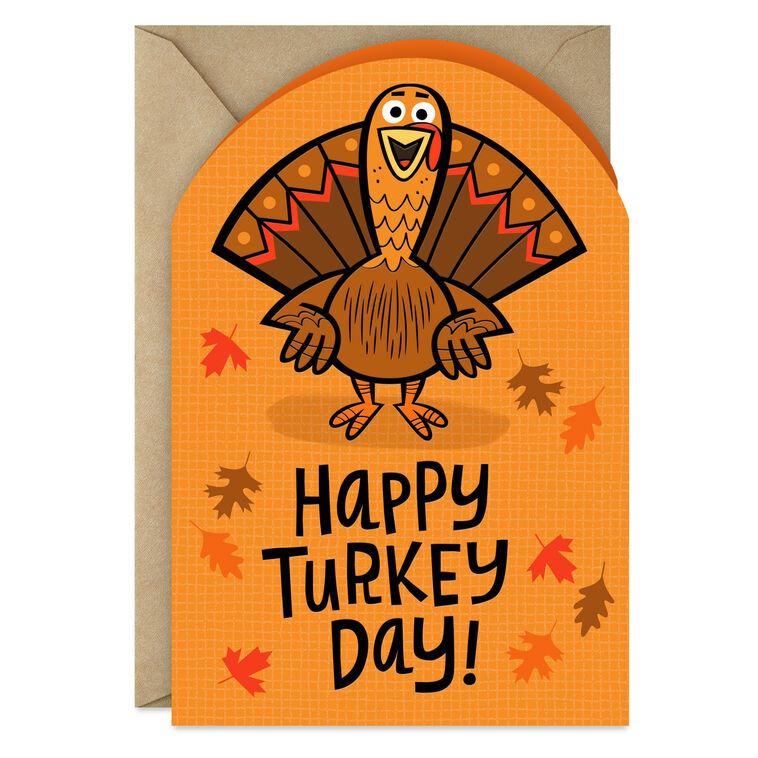 hallmark Thankful for You All the Days Thanksgiving Card for Kid