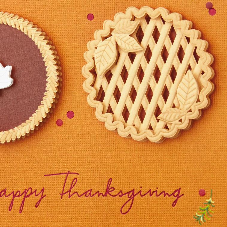 Hallmark Thankful For You (and Pie) Thanksgiving Card