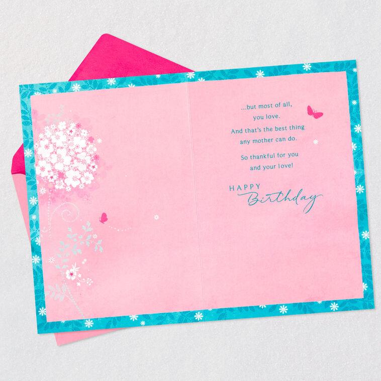 Hallmark Thankful For You Butterfly Birthday Card For Mom