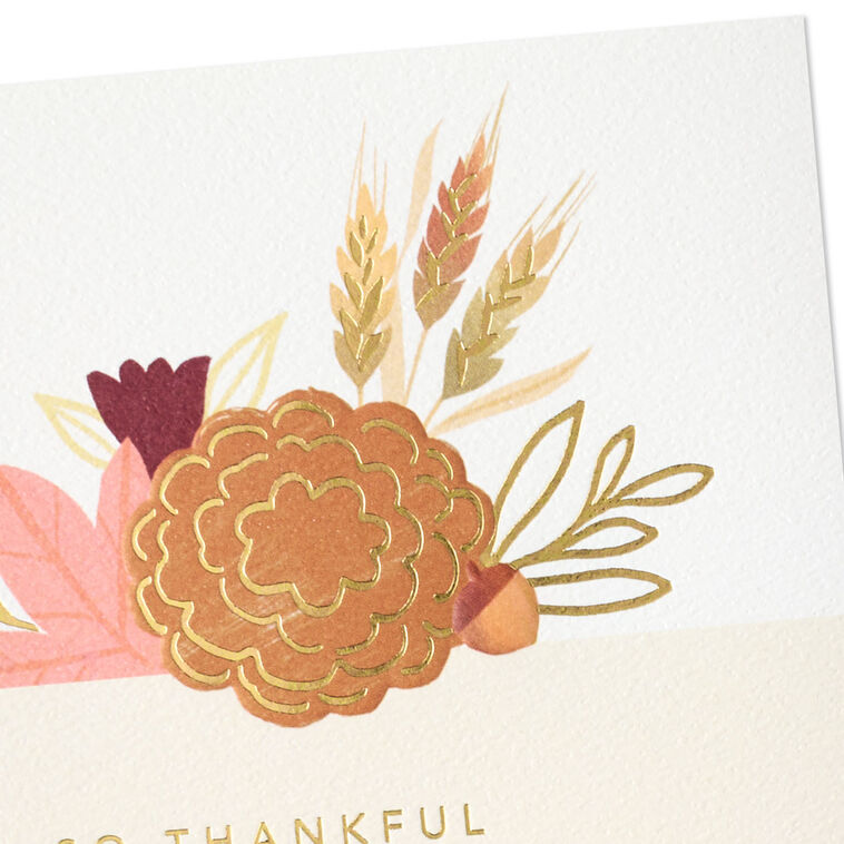 Hallmark Thankful This Year And Every Year Thanksgiving Card
