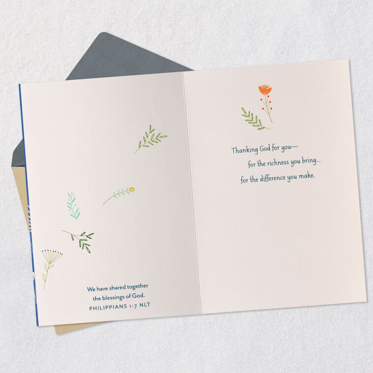Hallmark Thanking God For You Religious Friendship Card