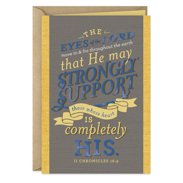 hallmark Thanking God for Your Heart Religious Clergy Appreciation Card for Youth Minister