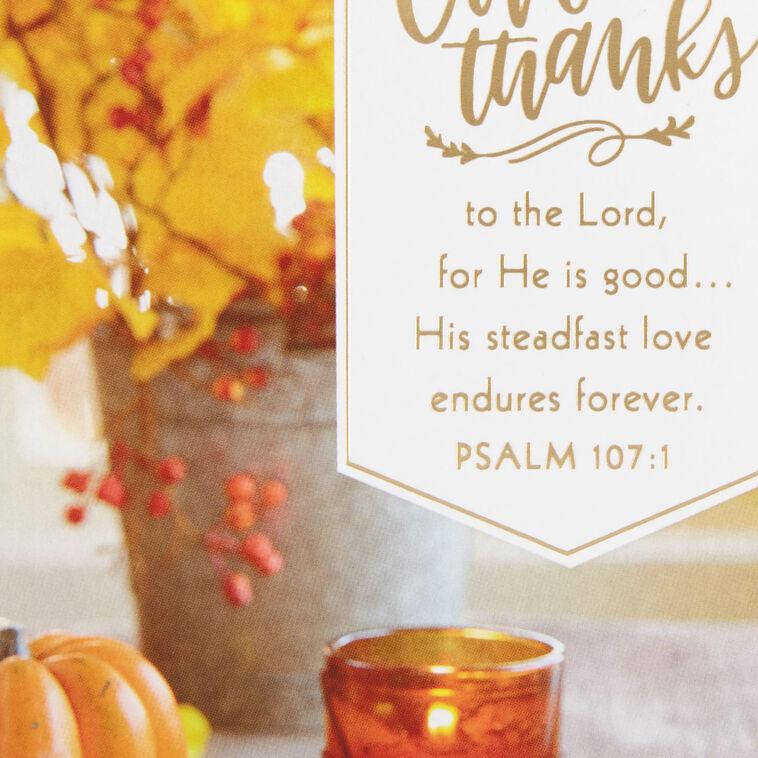 Hallmark Thanks And Blessings Religious Thanksgiving Cards Pack Of 10