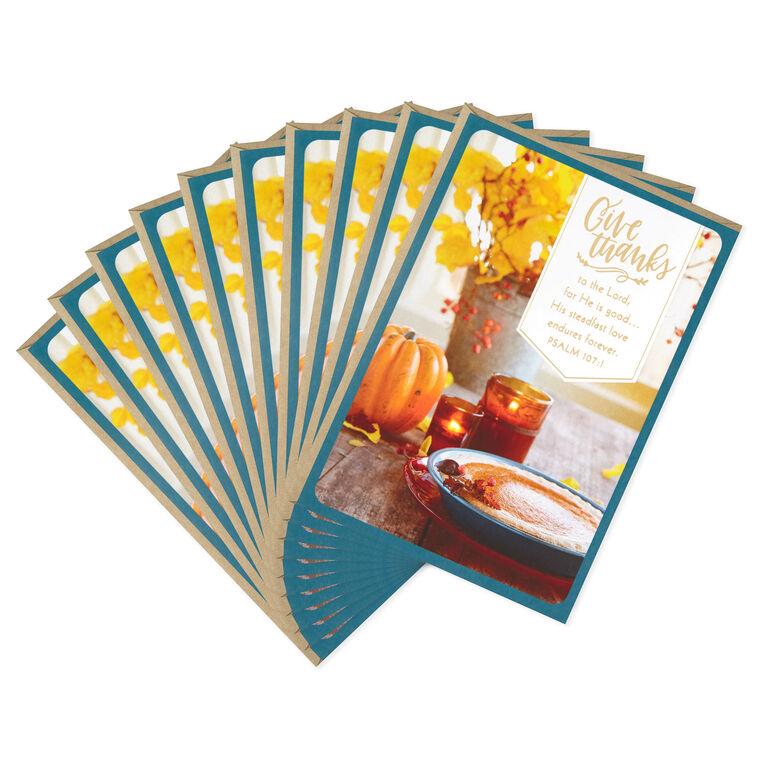 hallmark Thanks and Blessings Religious Thanksgiving Cards Pack of 10