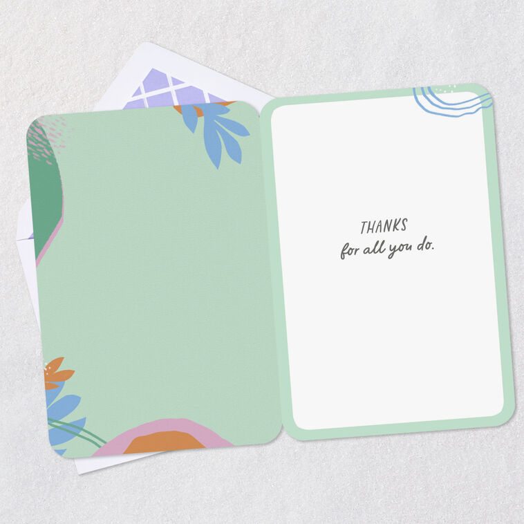 Hallmark Thanks For All You Do Thank You Card For Caregiver