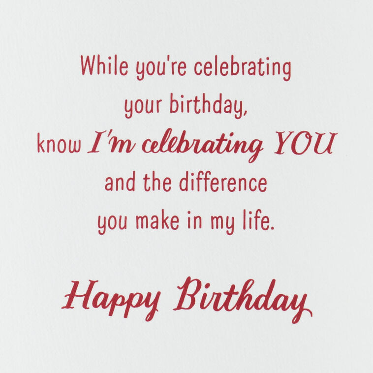 Hallmark Thanks For Always Being There Birthday Card
