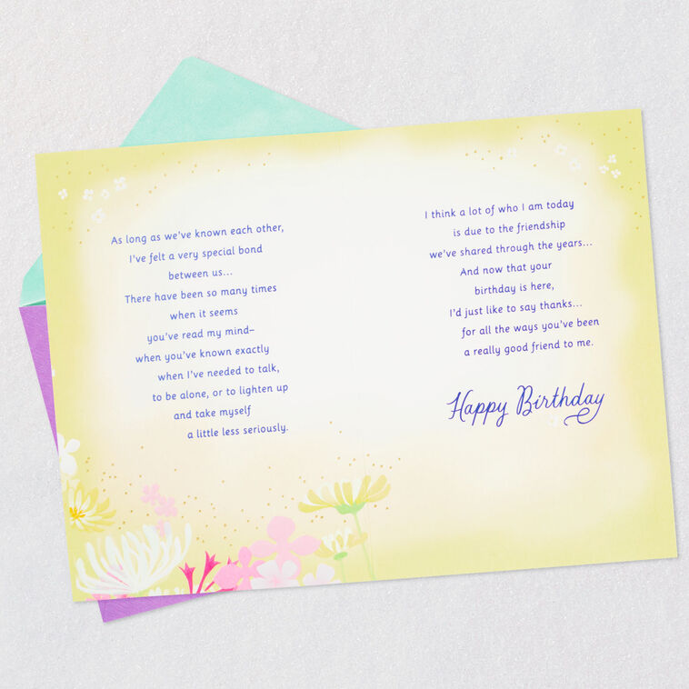 Hallmark Thanks For Being A Really Good Friend Birthday Card