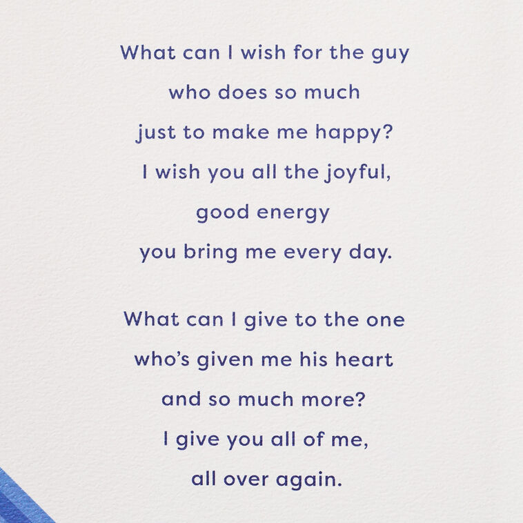 Hallmark Thanks For Being You Birthday Card For Husband From Wife