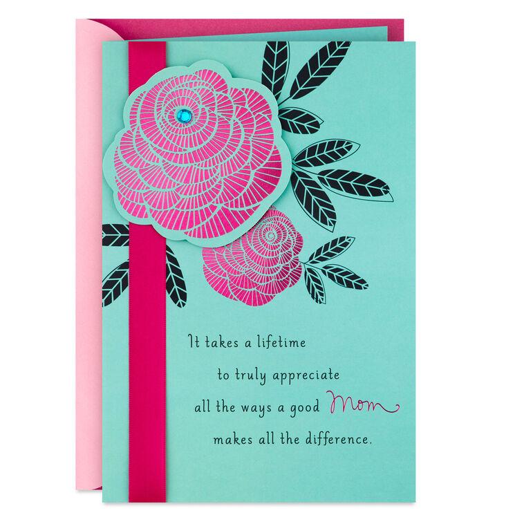 hallmark Thanks for Your Love and Caring Birthday Card for Mom