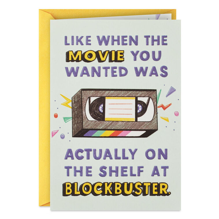 hallmark That Level of Excitement Funny Birthday Card