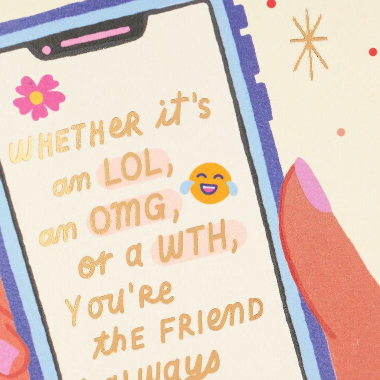 Hallmark That's What Makes Us BFFs Birthday Card For Friend