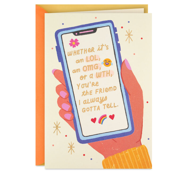 hallmark That's What makes Us BFFs Birthday Card for Friend