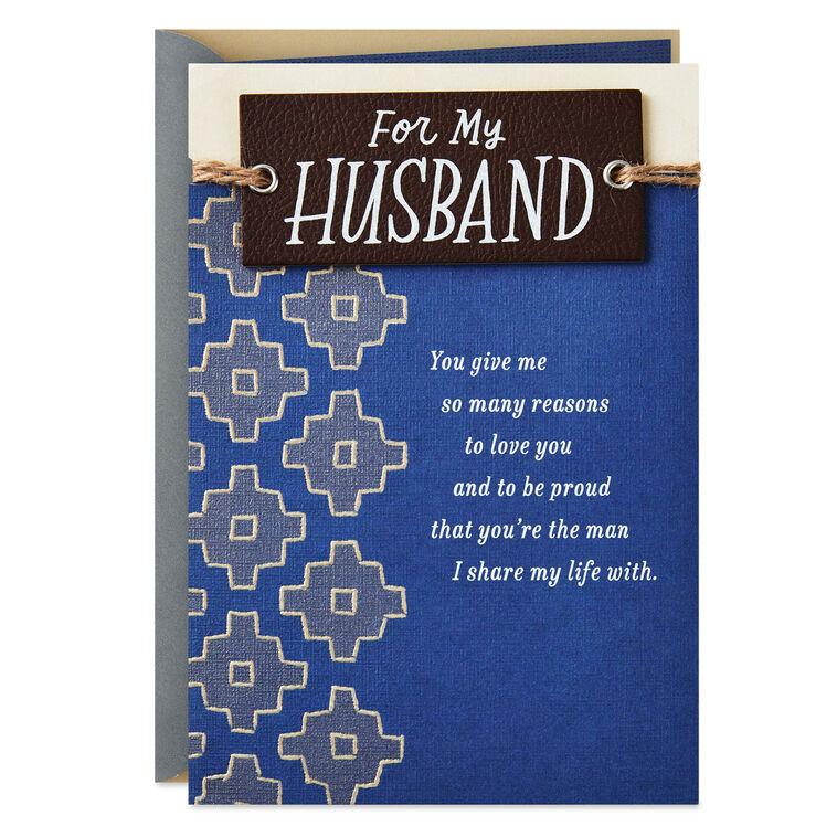 hallmark The Amazing Man I Love Anniversary Card for Husband