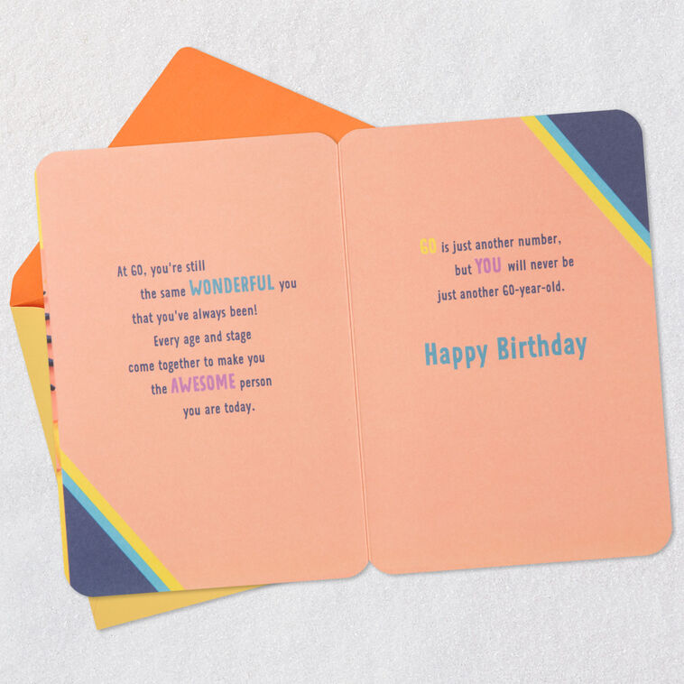 Hallmark The Awesome Person You Are 60th Birthday Card