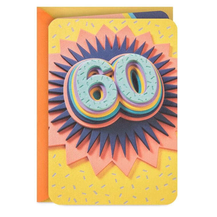 hallmark The Awesome Person You Are 60th Birthday Card