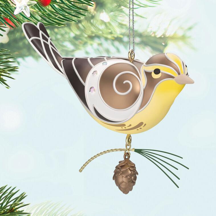 Hallmark The Beauty Of Birds Lady Blackburnian Warbler Ornament
