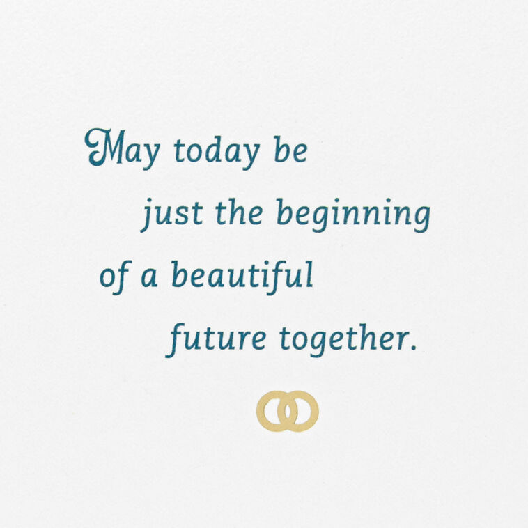 Hallmark The Beginning Of A Beautiful Future Wedding Card For Son