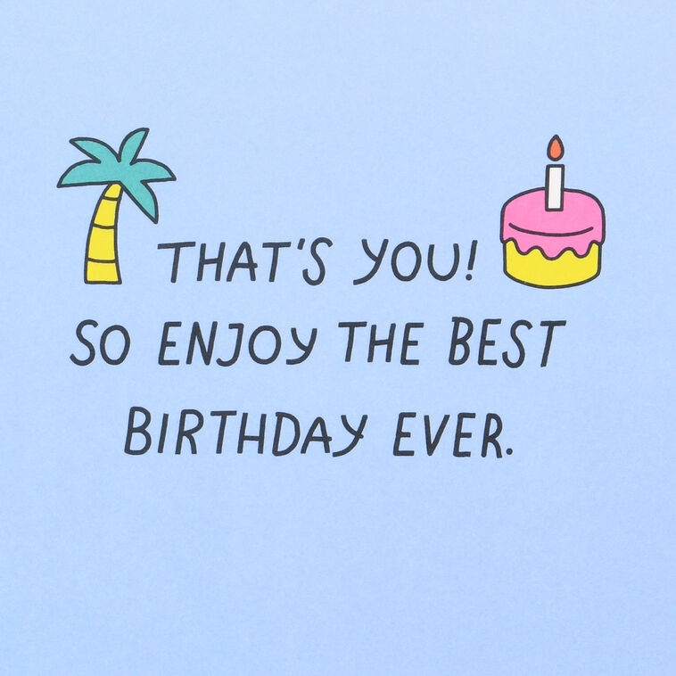 Hallmark The Best Ever Musical Birthday Card For Kids