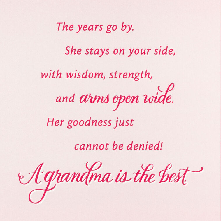 Hallmark The Best In A Million Ways Birthday Card For Grandma