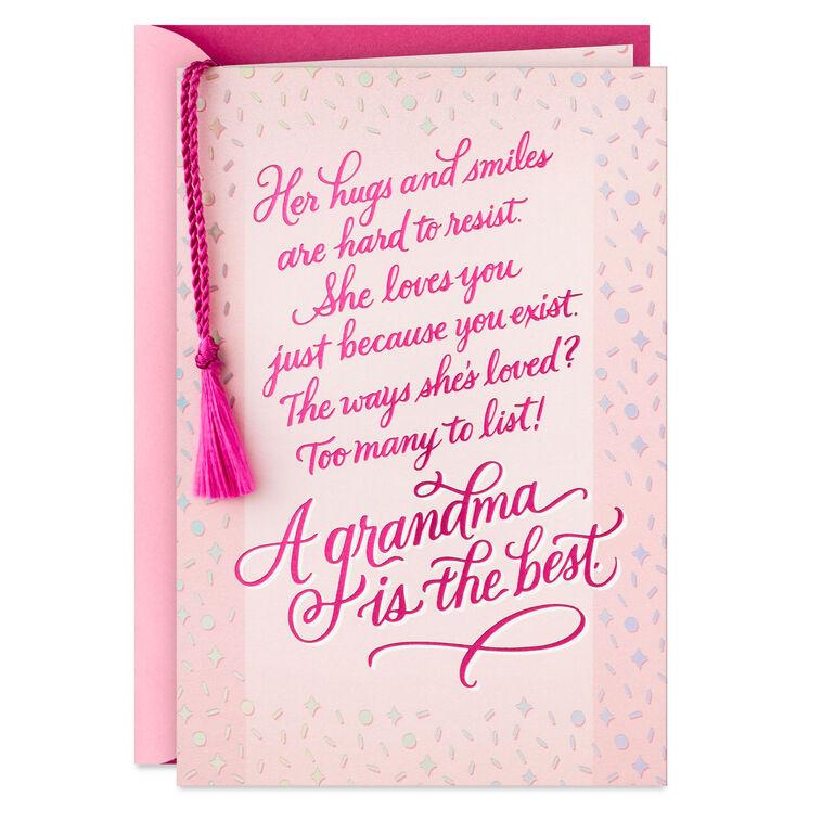 hallmark The Best in a Million Ways Birthday Card for Grandma