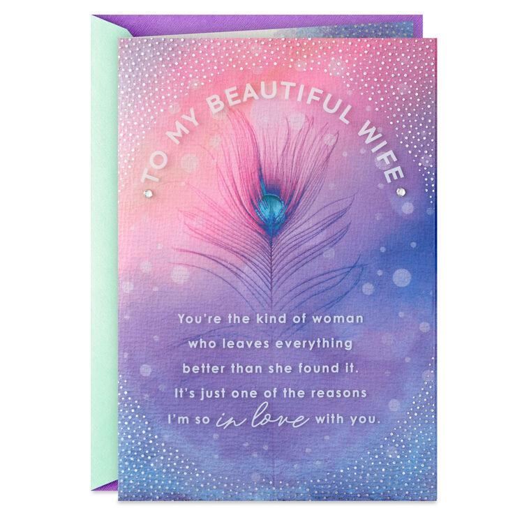 hallmark The Best Thing in My World Birthday Card for Wife