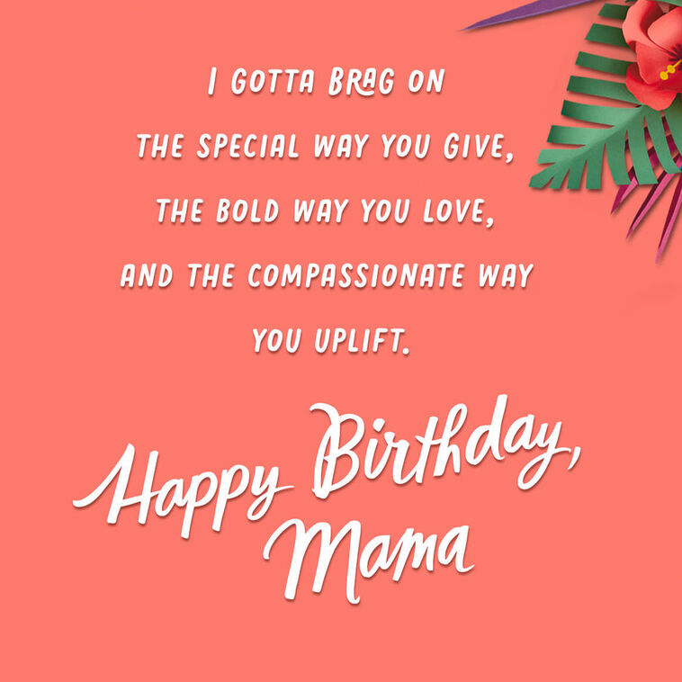 Hallmark The Bold Way You Love Birthday Card For Mom