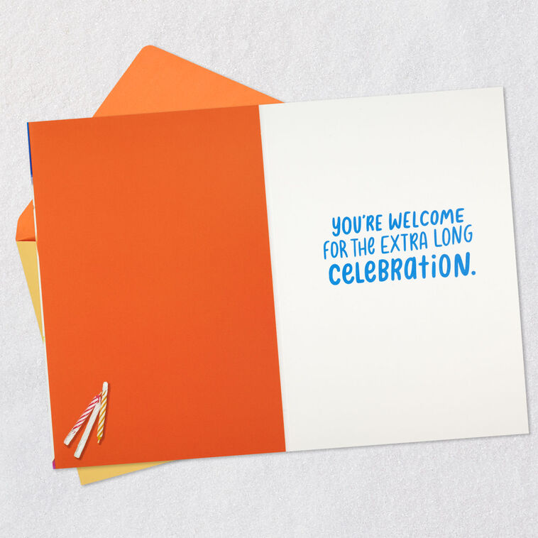 Hallmark The Celebration Isn't Over Yet Belated Birthday Card