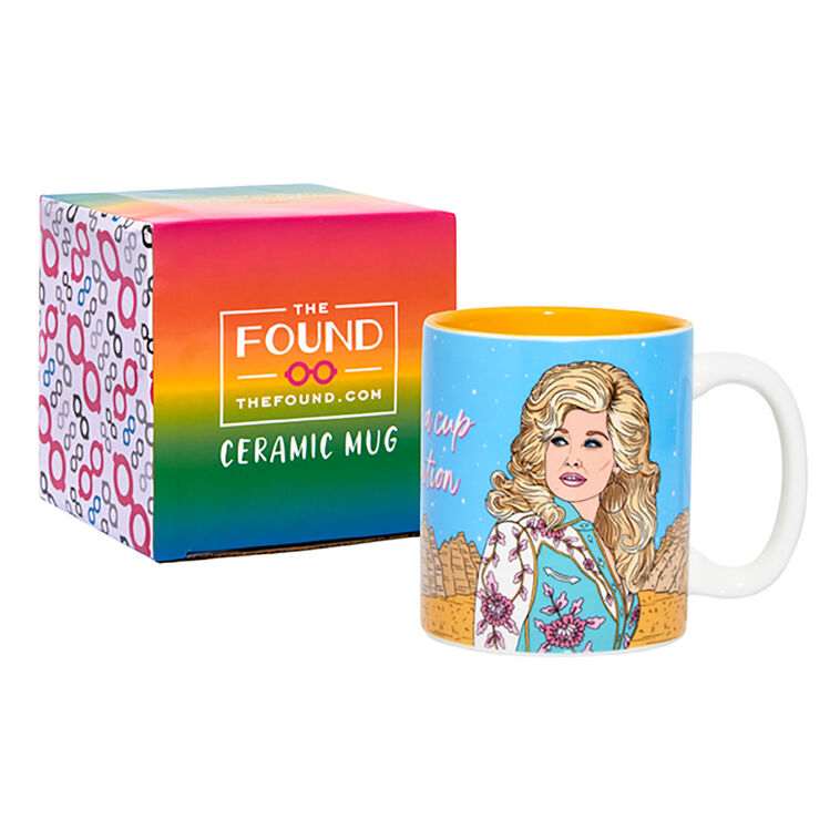 Hallmark The Found Dolly Parton Cup Of Ambition Mug 12 Oz