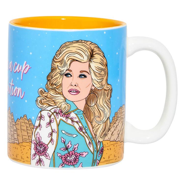 hallmark The Found Dolly Parton Cup of Ambition Mug 12 oz