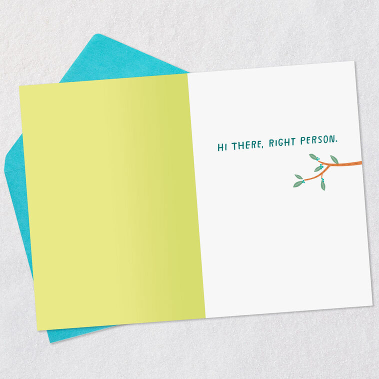 Hallmark The Funnest Thing Sloth Funny Friendship Card
