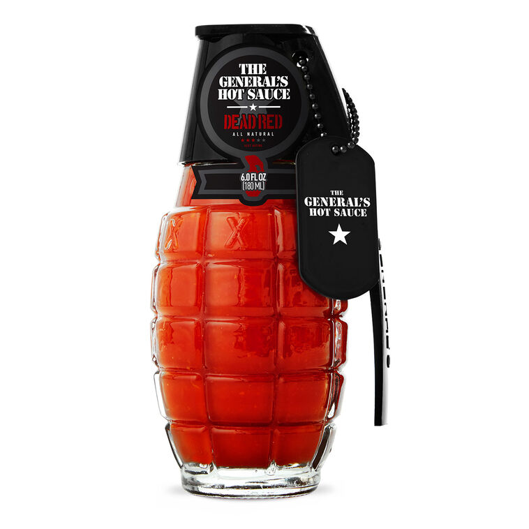 hallmark The General's Hot Sauce Dead Red Flavor 6 oz