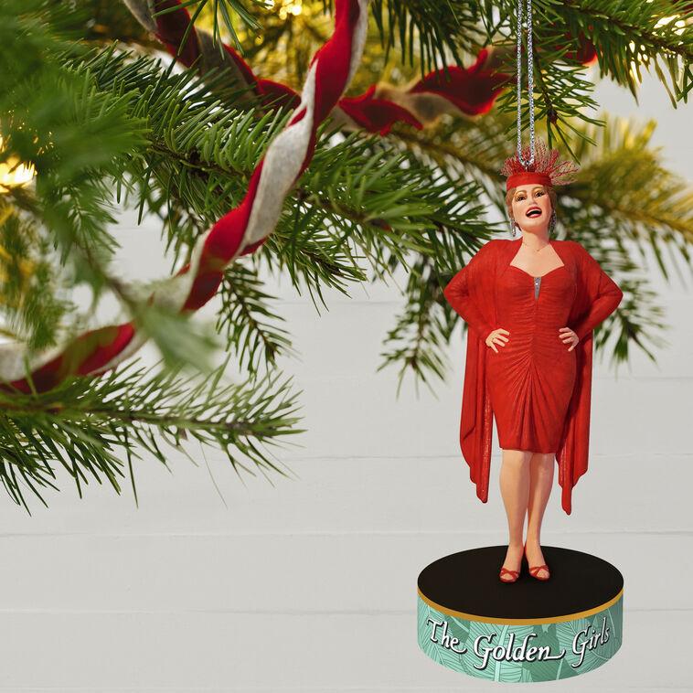 Hallmark The Golden Girls Blanche Devereaux Ornament With Sound