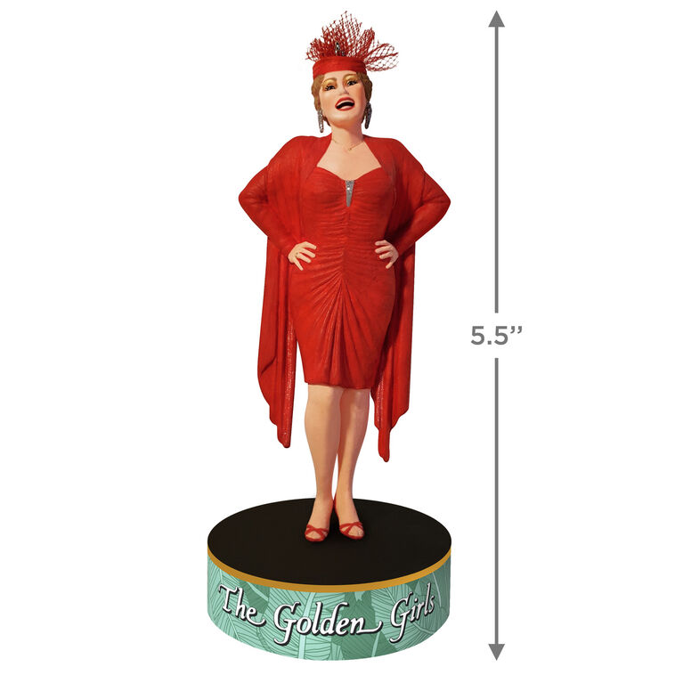 Hallmark The Golden Girls Blanche Devereaux Ornament With Sound