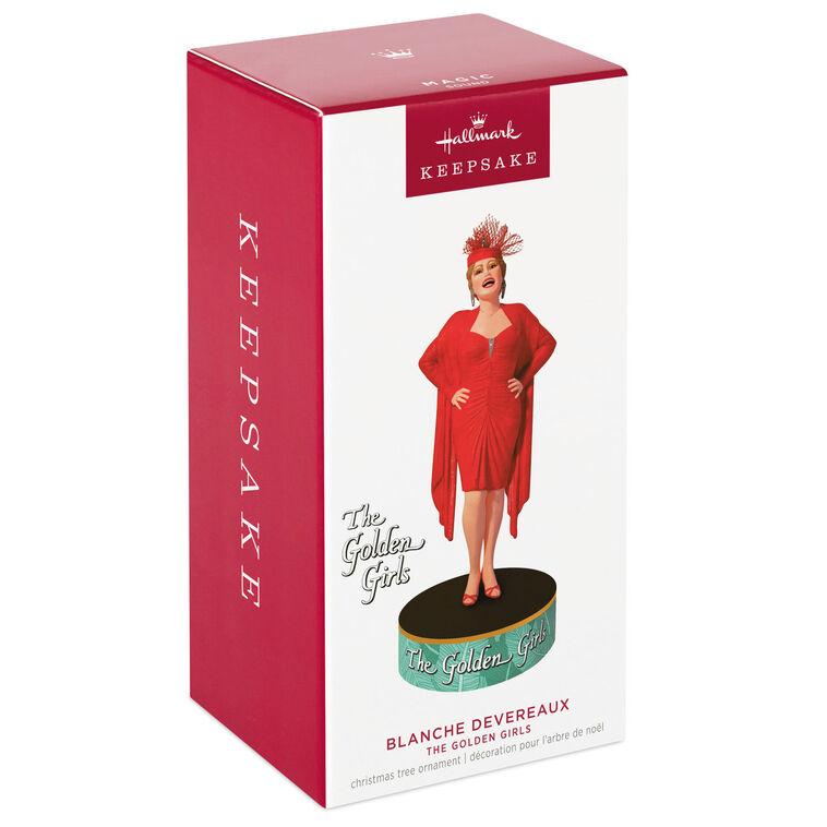Hallmark The Golden Girls Blanche Devereaux Ornament With Sound