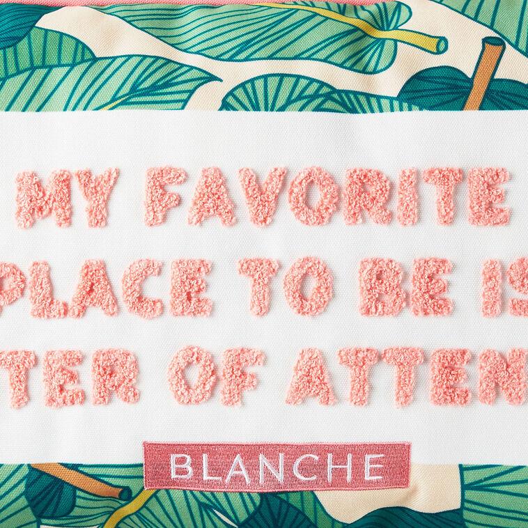 Hallmark The Golden Girls Blanche Devereaux Quote Throw Pillow 22x13