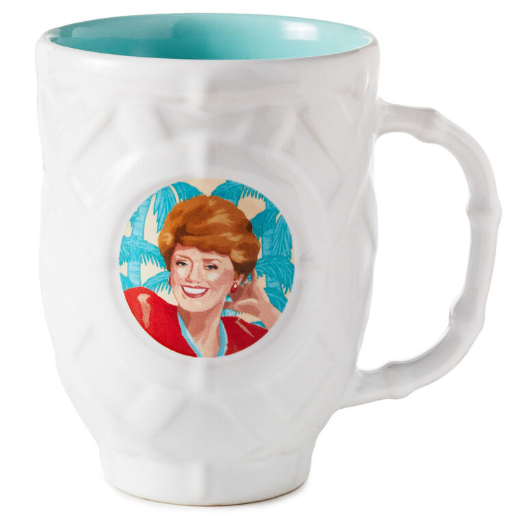 hallmark The Golden Girls Blanche Devereaux Sculpted Mug 14.5 oz