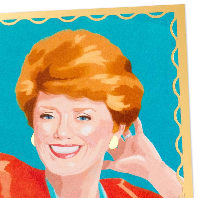 Hallmark The Golden Girls Blanche My Beauty Is A Curse Funny Birthday Card