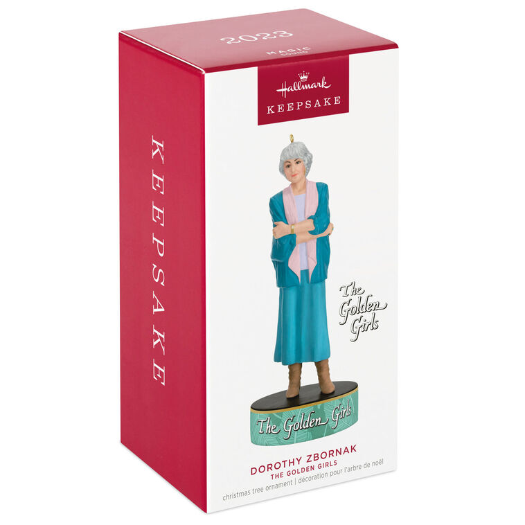 Hallmark The Golden Girls Dorothy Zbornak Ornament With Sound